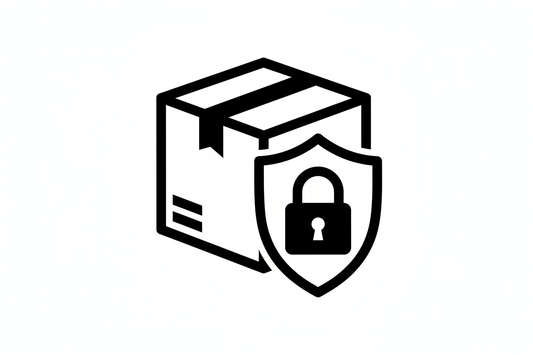 quiero que hagas un simbolo sencillo de envio seguro oh seguro de envio sabes en negro sencillo y macil de entnder y muy grande